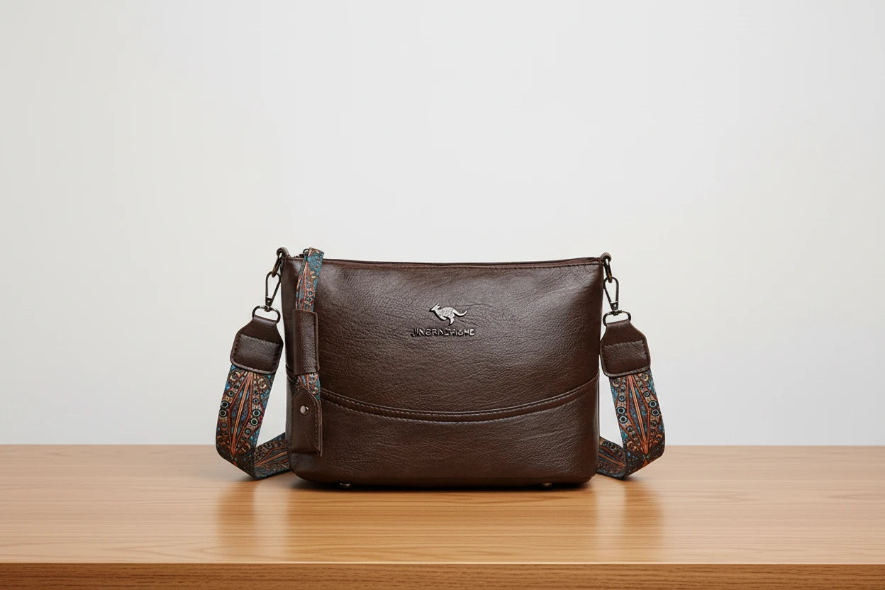 Bolsa de hombro de cuero moderno exclusiva (COMPRA 1 Y LLEVATE 1 GRATIS)