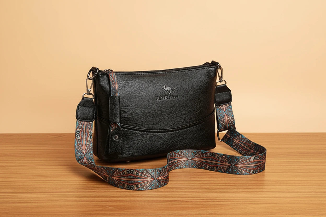 Bolsa de hombro de cuero moderno exclusiva (COMPRA 1 Y LLEVATE 1 GRATIS)