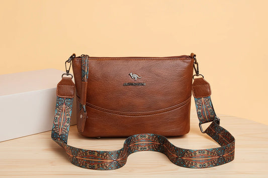 Bolsa de hombro de cuero moderno exclusiva (COMPRA 1 Y LLEVATE 1 GRATIS)